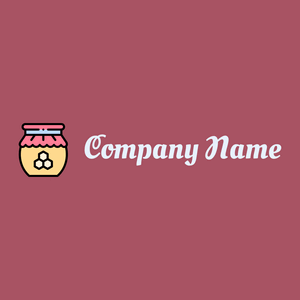 Honey logo on a Hippie Pink background - Food & Drink