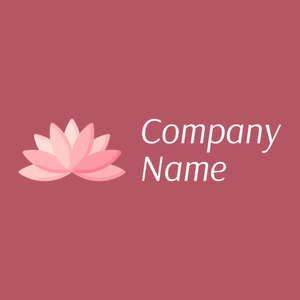 Lotus logo on a Blush background - Spa & Esthetics