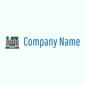 Hospital logo on a Mint Cream background - Architectural