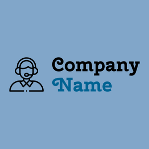 Customer care logo on a Polo Blue background - Business & Consulting