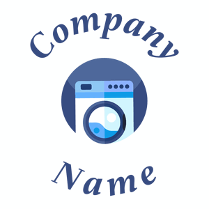 Washing machine logo on a White background - Cleaning & Maintenance