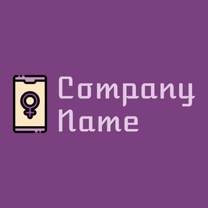 Phone Feminism logo on a Eminence background - Community & Non-Profit