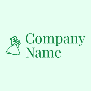 Dance logo on a Mint Cream background - Wedding Service