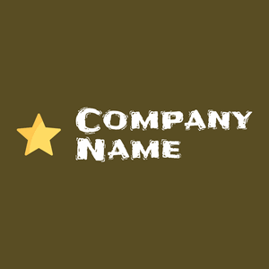 Star logo on a Bronze Olive background - Abstract