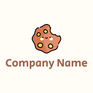 Copper Cookie on a Floral White background - Food & Drink