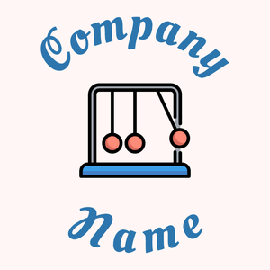 Newton cradle logo on a Snow background - Children & Childcare