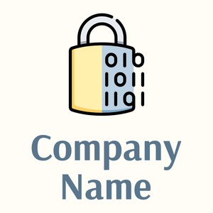 Encryption logo on a Floral White background - World Wide Web