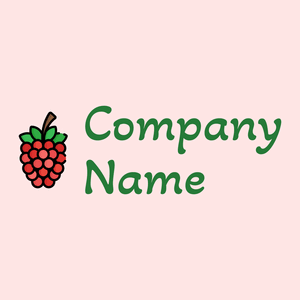 Raspberry logo on a Misty Rose background - Food & Drink