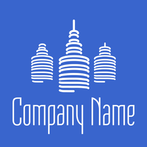 Logo with three skyscrapers - Architectural