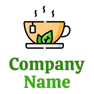 Herbal tea logo on a White background - Food & Drink