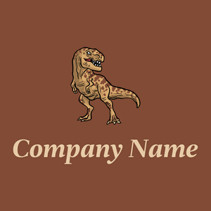 Tyrannosaurus rex logo on a Paarl background - Animals & Pets