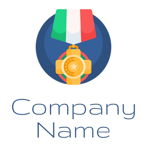 Medal logo on a White background - Abstract