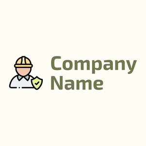 Worker logo on a Floral White background - Business & Consulting