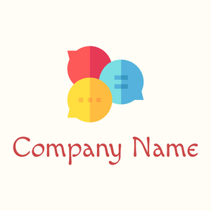 Group chat logo on a Floral White background - Business & Consulting