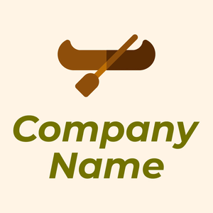 Canoe logo on a pale background - Sports