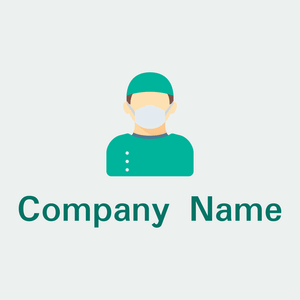 Surgeon logo on a Lily White background - Medical & Pharmaceutical