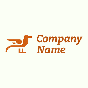 Tropic bird logo on a Ivory background - Environmental & Green