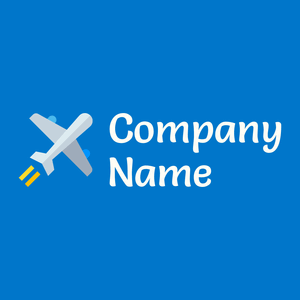 Airplane on a Navy Blue background - Automotive & Vehicle