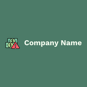 Illegal logo on a Dark Green Copper background - Security