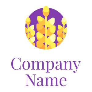 Wheat logo on a White background - Agriculture