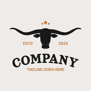 Texas longhorn logo with gold - Entertainment & Arts