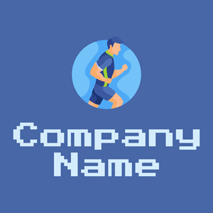 Running logo on a Mariner background - Sports