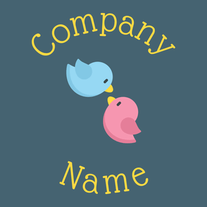 Sky Blue Bird on a Bismark background - Animals & Pets