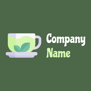 Green tea logo on a Tom Thumb background - Food & Drink