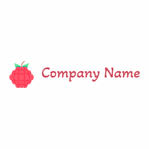 Raspberry logo on a White background - Food & Drink