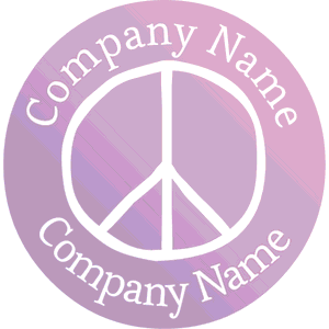 Logo with the symbol of peace - Religious