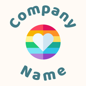 Lgbtq logo on a Seashell background - Community & Non-Profit