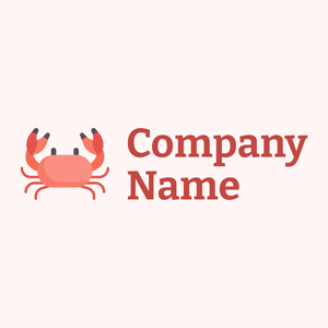 Salmon Crab on a Snow background - Animals & Pets