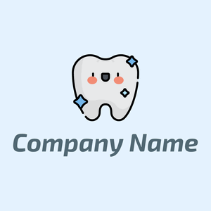 Tooth logo on a Alice Blue background - Medical & Pharmaceutical