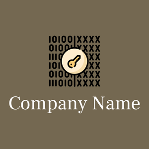 Encryption logo on a Coffee background - World Wide Web