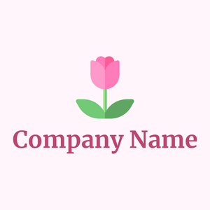 Tulip logo on a Lavender Blush background - Environmental & Green