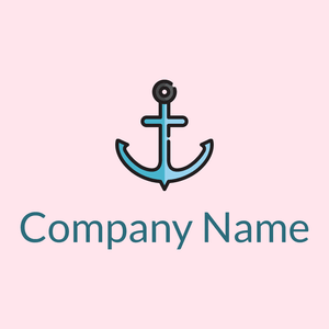 Anchor on a Lavender Blush background - Security