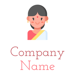 Woman logo on a White background - Religious