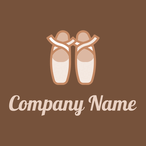 Ballet Shoes logo on a Old Copper background - Games & Recreation