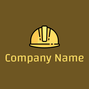 Helmet logo on a Antique Brass background - Construction & Tools