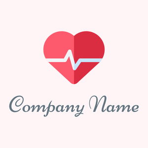 Hearth rate logo on a beige background - Medical & Pharmaceutical