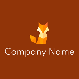 Fox on a Rust background - Animals & Pets