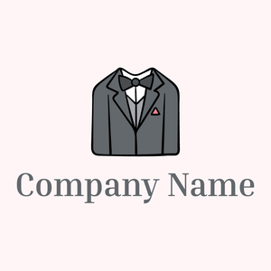 Groom suit logo on a Snow background - Fashion & Beauty