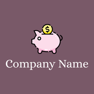 Piggy bank logo on a Cosmic background - Business & Consulting