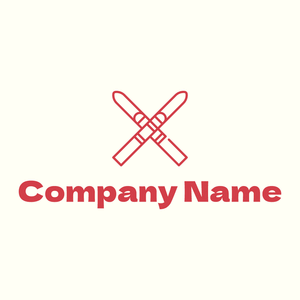 Ski logo on a Ivory background - Retail