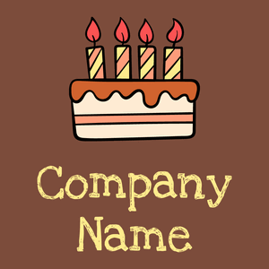 Birthday cake on a Nutmeg background - Games & Recreation