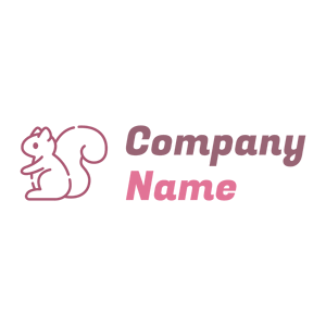 Cute Squirrel logo on a White background - Animals & Pets