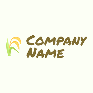 Rice logo on a Ivory background - Agriculture