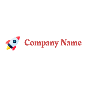 Rocket logo on a White background - Abstract