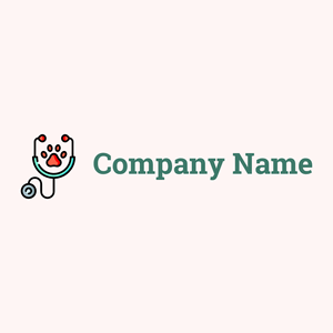 Stethoscope logo on a Snow background - Animals & Pets