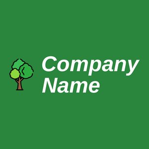 Tree logo on a Sea Green background - Environmental & Green